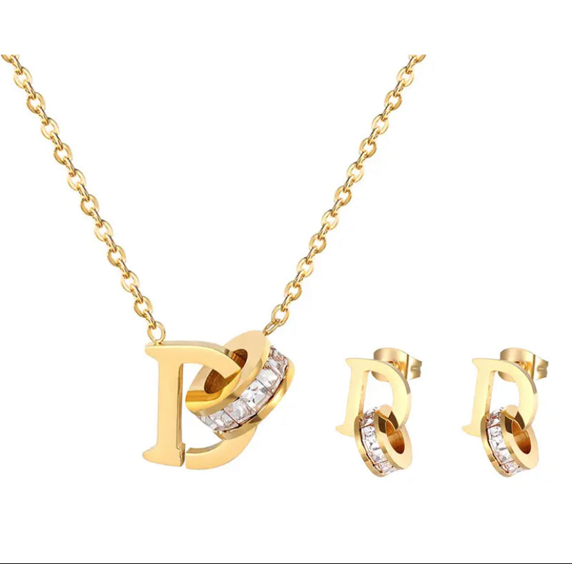 Collier et boucles d’oreilles