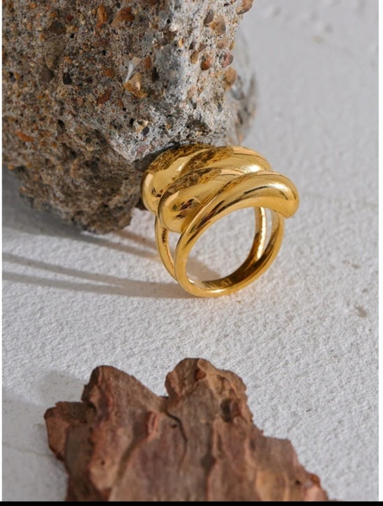 Bague pour femme en acier inoxydable