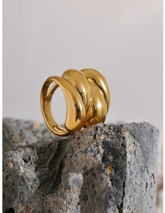 Bague pour femme en acier inoxydable