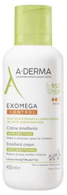 Exomega — Control — Crème Émolliente Anti-Grattage 400 ml