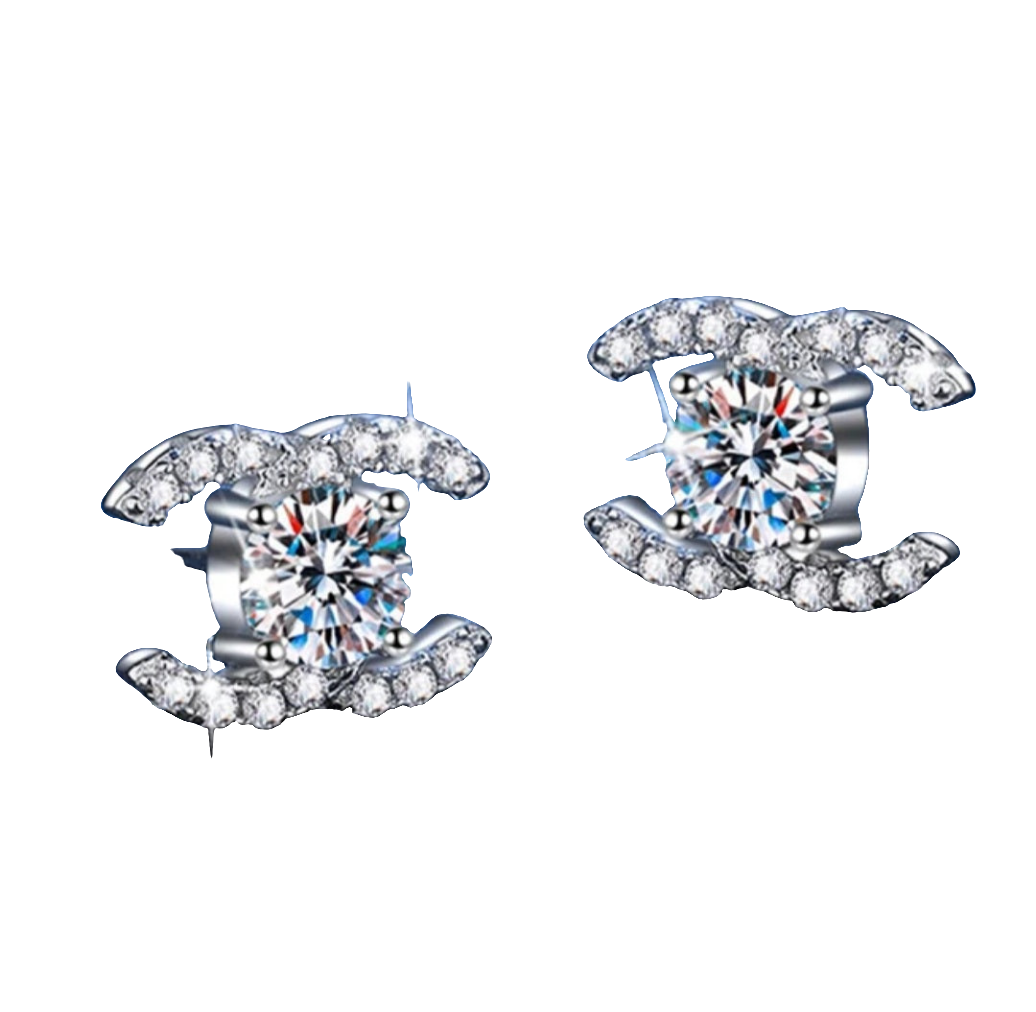 Collier et boucles d'oreilles moissanite