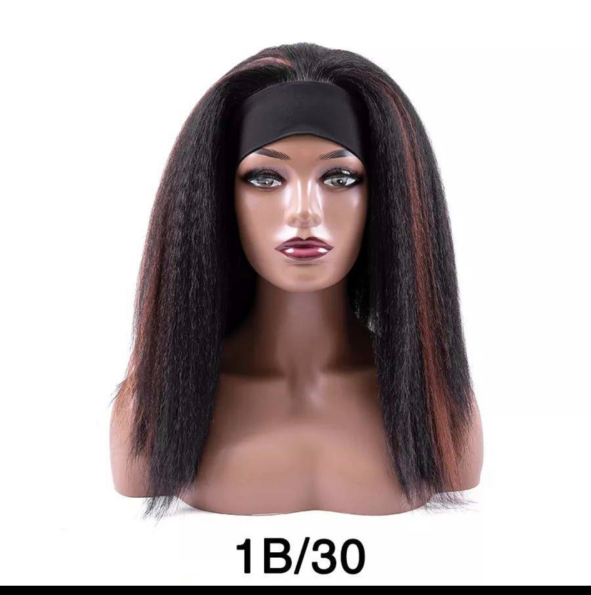 Perruques yaki avec bandeau